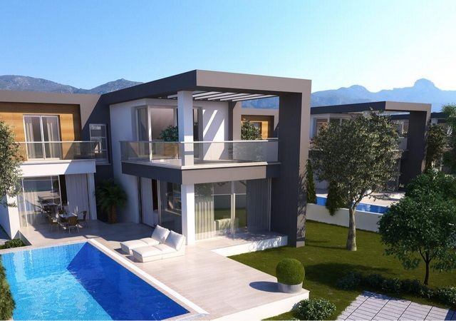 Çatalköy'de 4 yatak odalı modern akıllı sistemli Satılık Villa