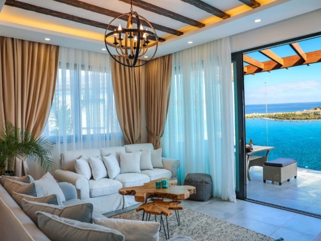 Идеальные апартаменты с 1, 2 и 3 спальнями на берегу моря с бассейном, рестораном и спа-центром в Бахчели, Бангалове и виллах с 10-летним планом оплаты !! ** 
