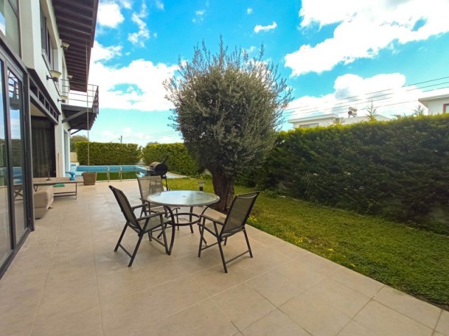 JUST REDUCED from 425,000 GBP to 374,950 GBP - Unique Modern Design 4 + 3 Villa with Private Pool in this Popular Cypriot Village of Ozankoy