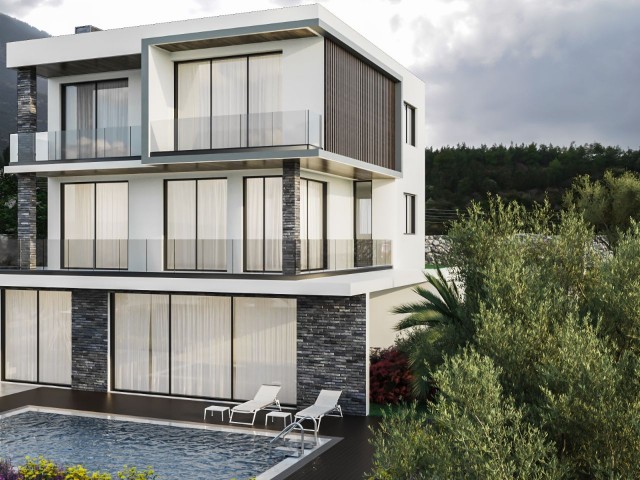 BRAND NEW PROJECT - 4 + 1 Villa with Private Pool and Incredible Panoramic Sea & Mountain Views - Property Number GR1760