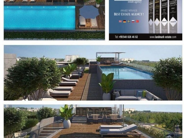 Fantastic Investment Right In the Heart of Kyrenia-1 + 1 Apartments ① Spa, Hammam, Pool, And Gym ** 