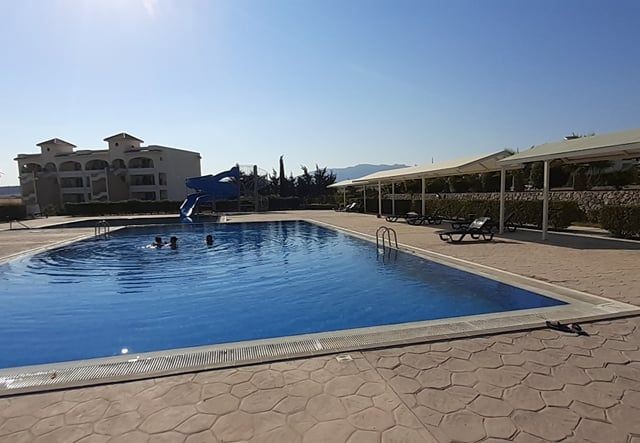  2 + 1 APARTMENT WITH SHARED POOL FOR SHORT TERM RENT - HILLTOP - BOGAZ - GR034s