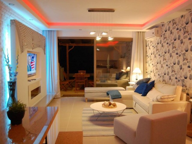 A UNIQUE OPPORTUNITY TO RENT A - 2  BEDROOM LUXURY SEA FRONT APARTMENT IN BEAUTIFUL  BOGAZ, ISKELE