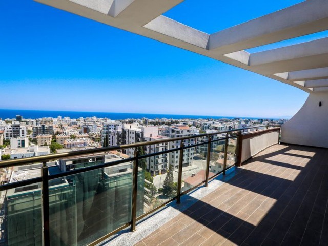 Brand New Luxury 3 Bedroom Penthouse with Panoramic Mountain & Sea Views From the Best Vantage Point Overlooking Kyrenia City Centre