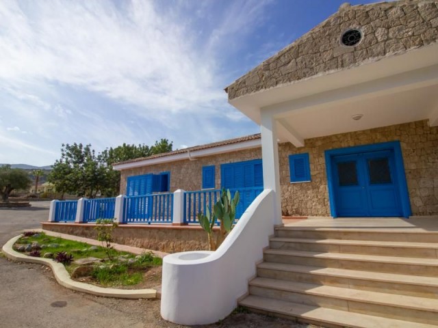 Beautifully Renovated Mediterannean Stone Bungalow - 4 Bedrooms set in 4 Donums of Land + Private Pool + Sea & Mountain Views