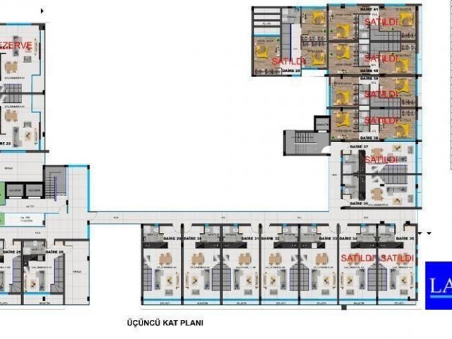 Luxuriöse Anlage mitten im Herzen von Kyrenia – Studios-Apartments, 1, 2 und 3 Schlafzimmer PLUS Apartments im Loft-Stil + Fitnesscenter, Hamam, Pool auf der Dachterrasse.