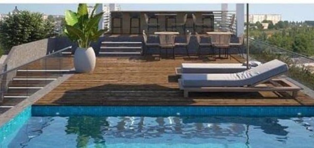 Luxuriöse Anlage mitten im Herzen von Kyrenia – Studios-Apartments, 1, 2 und 3 Schlafzimmer PLUS Apartments im Loft-Stil + Fitnesscenter, Hamam, Pool auf der Dachterrasse.