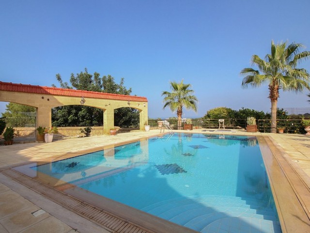 Unique Luxury 5 Bedroom Villa with Private Pool - Panoramic Sea, and Mountain Views. Sitting on a 1 Donum Plot in the Beautiful Village of Catalkoy + Self Sufficient  Eco Property