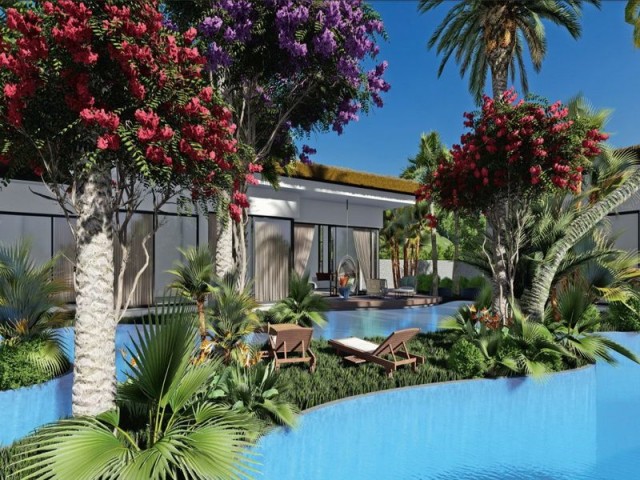 Modern 3+1 Bungalow in Esentepe + Communal swimming pool + Tennis court + Mysterious mountain and sea views ref 1821a-3