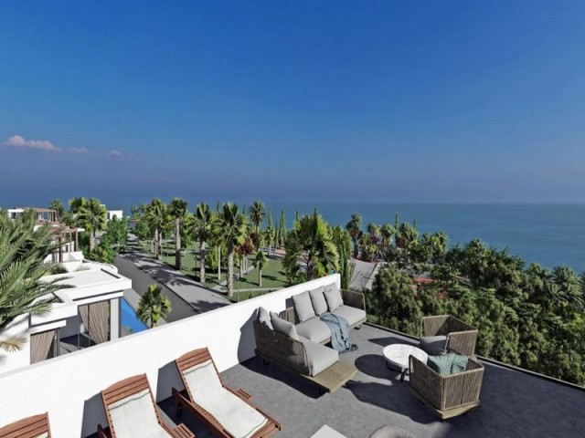 Modern 3+1 Villas + Private Pool + Roof Terrace + Uncanny mountain and sea views 