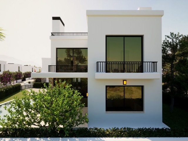 3+1 Modern Villas in Edremit + Shared Swimming Pool + Roof Terrace ref 234h-1