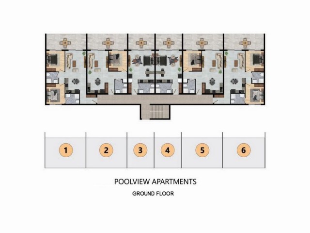 2+1 Gartenwohnungen & Penthäuser + Gemeinschaftsschwimmbad + Zahlungsplan