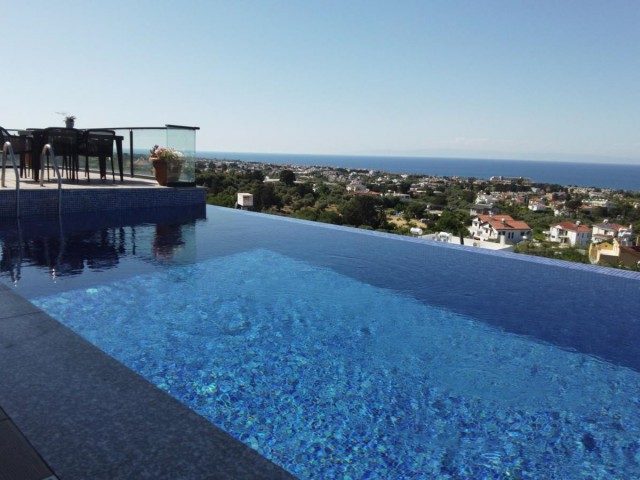 3+1 Villa with Excellent Sea View in Lapta + Private swimming pool ref 1976