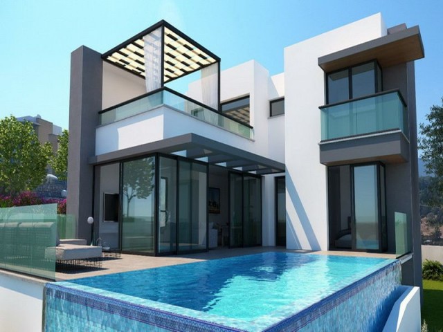 3 Bedroom Modern Villa in a Very Decent Area in Esentepe + Private Swimming Pool + Central Heating