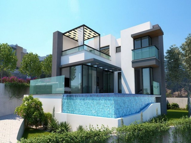 3 Bedroom Modern Villa in a Very Decent Area in Esentepe + Private Swimming Pool + Central Heating