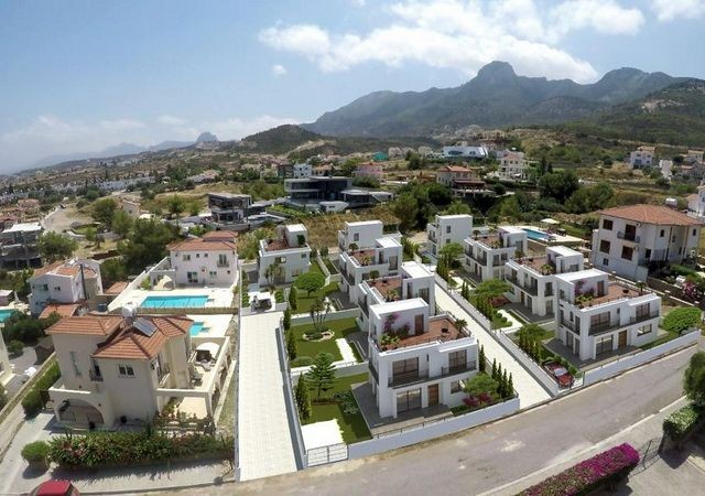 3 bedroom brand new villas + fitted kitchen and wardrobes + roof terrace + stunning views to the sea and mountains