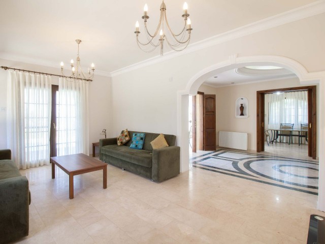 4 bedroom LUXURY villa + 13.7m x 5m pool + fully furnished + marble flooring + central heating + air conditioning + Title deed in the owner’s name, VAT paid