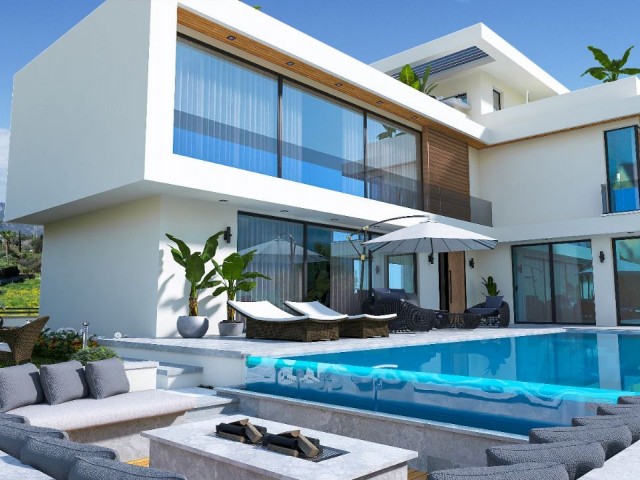 4 bedroom off plan re-sale villa with private pool and fantastic sea view