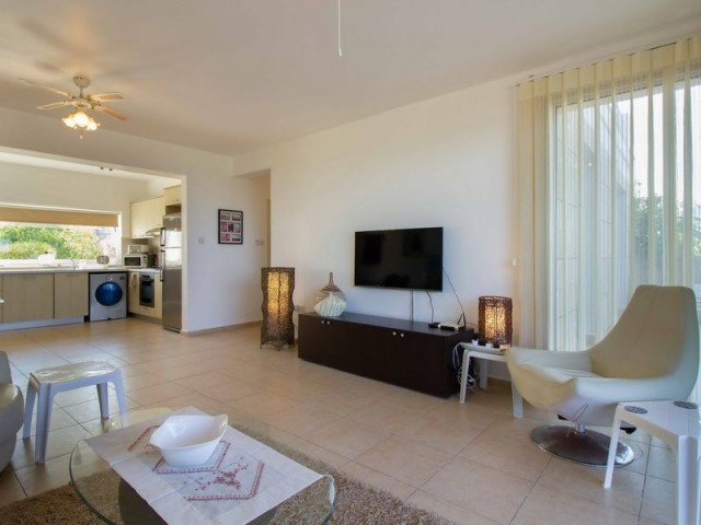 3 bedroom sea front garden apartment + fully furnished + air conditioners + 3 swimming pools + access to the beach + Title deed in owners’ name VAT paid