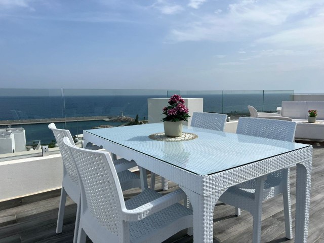 2- bedroom Seafront Luxury penthouse + brand new + resale + roof terrace + communal swimming pool + beach in walking distance + future  marina 