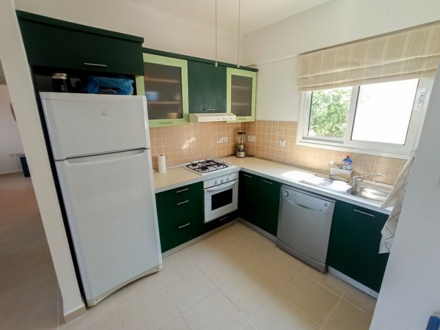 2 bedroom garden resale apartment + fully furnished + communal pools + gated security + Title deed in the owner’s name, VAT paid