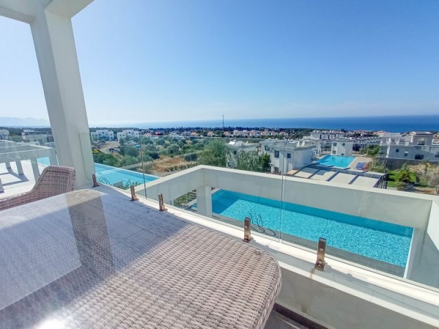 2 bed luxury penthouse apartment + private roof terrace + communal swimming pools + restaurant + SPA center + tennis court + golf