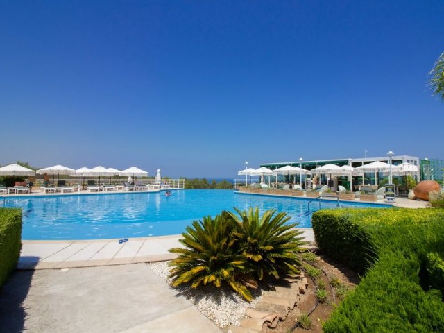 3 bedroom garden apartment + fully furnished +  communal pools + gym + sauna + brand new wellness center + stunning views to the sea