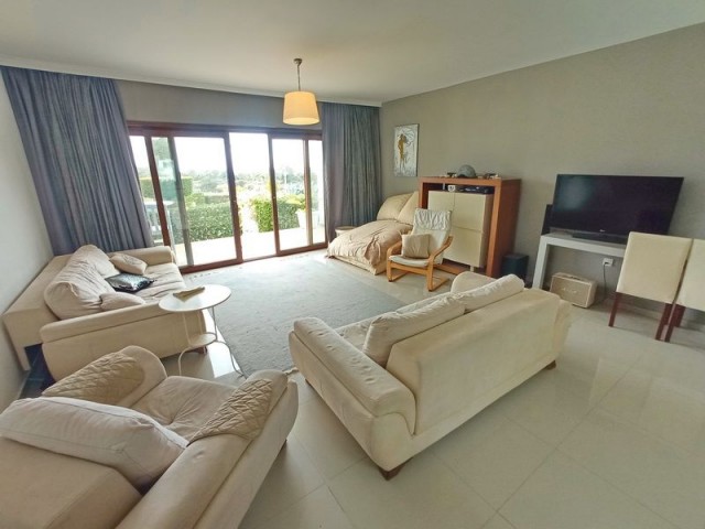 3 bedroom garden apartment + fully furnished +  communal pools + gym + sauna + brand new wellness center + stunning views to the sea