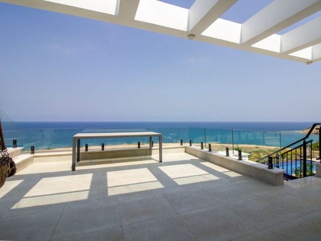 HOT SALE! ONLY 1 LEFT!!! 2 bedroom LUXURY SEAFRONT penthouse apartment + private roof terrace + fully furnished + underfloor heating + communal pool + uninterrupted sea views