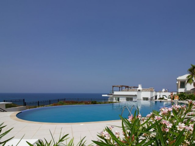 HOT SALE! ONLY 1 LEFT!!! 2 bedroom LUXURY SEAFRONT penthouse apartment + private roof terrace + fully furnished + underfloor heating + communal pool + uninterrupted sea views