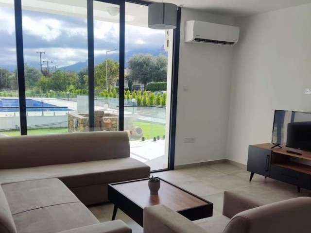 Modern Luxury 2 Bedroom fully furnished apartment in an immaculately maintained complex with stunning gardens and lovely views . 