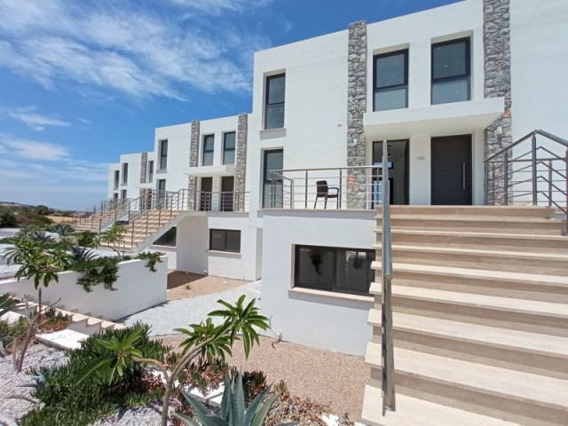 1 bedroom seaside garden apartment + communal swimming pool + within a complex + Sea and Mountains views + walking distance to the beach