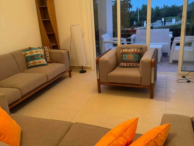 Well maintained 2 bedroom fully furnished garden apartment + communal pool + gym