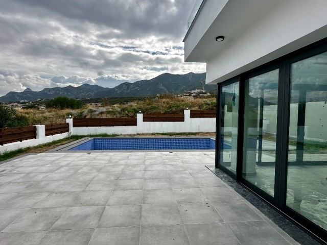 Luxury and Modern 5+2 Triplex Villa with Turkish House for Sale in Bellapais, Kyrenia