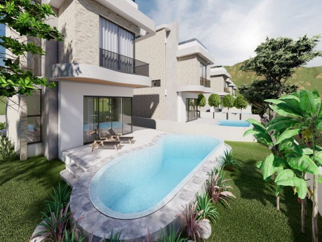 Luxury 4 bedroom off plan villas + private infinity swimming pool + 200m from the sea + payment plan