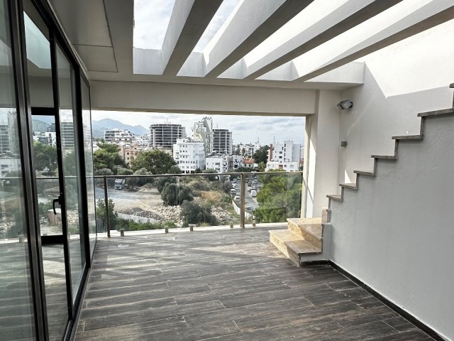 Magnificent Luxury 4+2 Penthouse with Private Rooftop Terrace and Pool in Kyrenia Center