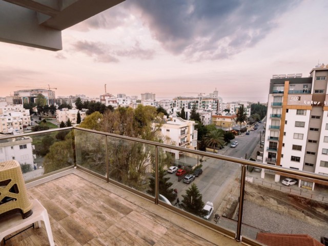 3+1 Duplex Penthouse with Uninterrupted Mountain and Sea View in Kyrenia Karakum