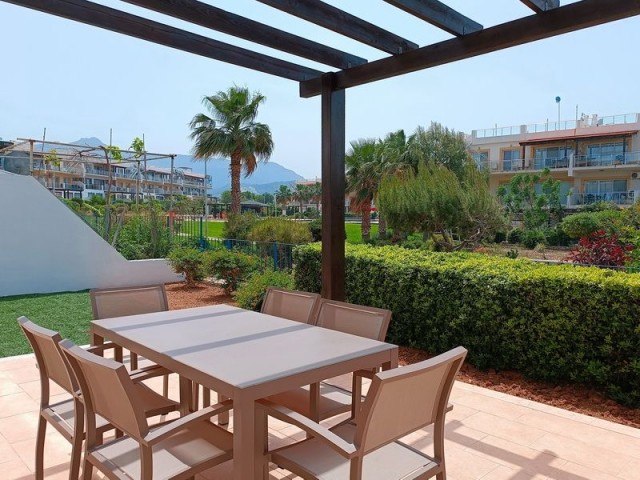 Lovely 3 Bedroom ground floor apartment + landscaped gardens + seaside paths + pools + gym + walking distance to the beach Title deed in the owner’s name, VAT paid