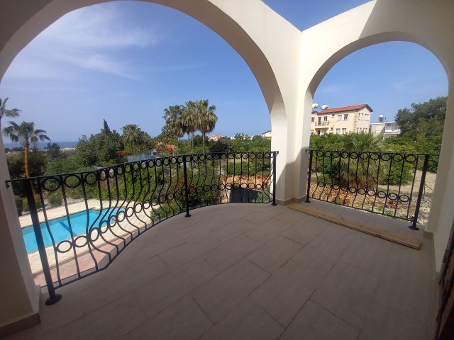The Perfect Location - Spacious 200 m2 - 3 Bedroom Villa + Private Pool + Stunning Sea Views in the Cypriot Village of Lapta (Kyrenia)