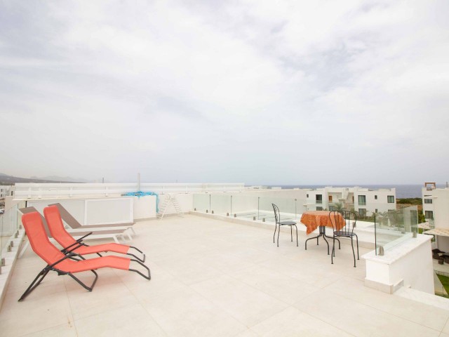 2 Bedroom Fully Furnished Luxury Penthouse Apartment With Private Roof Terrace In Küçük Erenköy