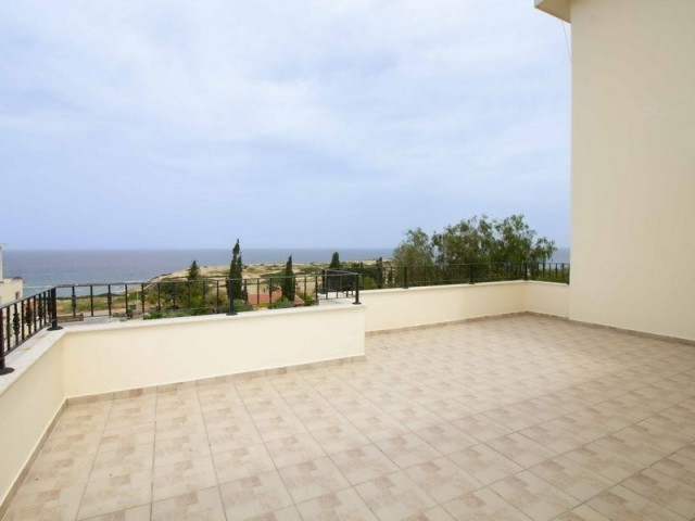 3 bedroom spacious penthouse apartment with communal pool furniture, white goods, and fantastic direct sea views Title deeds in owner’s name, VAT paid