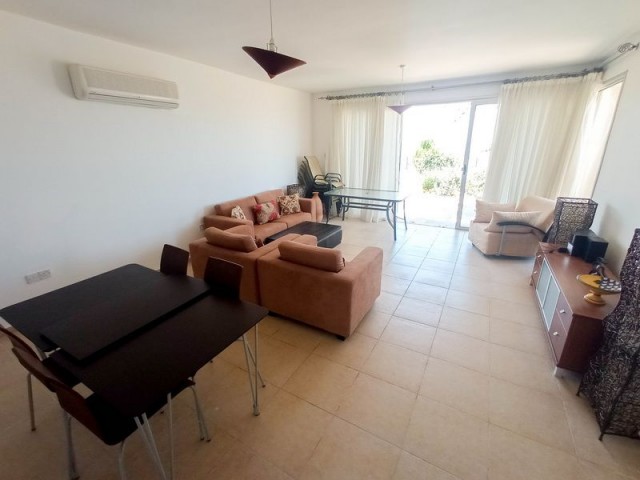 3 bedroom sea front garden apartment +  fully furnished + air conditioners + 3 swimming pools + quick access to the beach + amazing sea and mountain views  + Title deed in the previous owners’ name, VAT paid