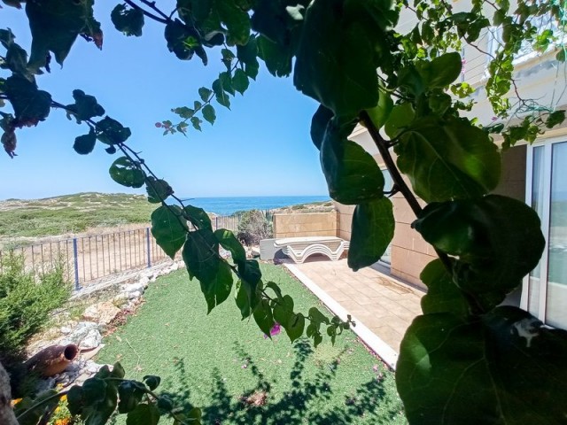 3 bedroom sea front garden apartment +  fully furnished + air conditioners + 3 swimming pools + quick access to the beach + amazing sea and mountain views  + Title deed in the previous owners’ name, VAT paid