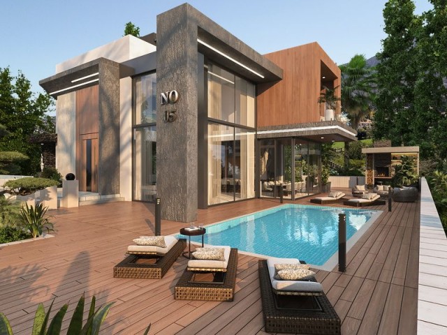 4 bedroom luxury villas + private swimming pool + underground garage for 2 cars + walking distance t