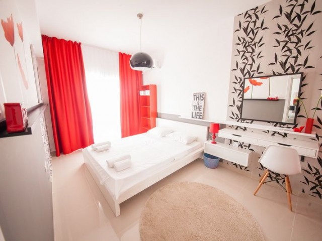 2 اتاق خواب + 5 استخر مشترک + مرکز آبگرم + ساحل شنی 600 متر + آپارتمان برای فروش با طرح پرداخت
