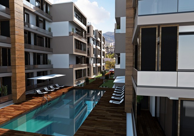 2+1 and 3+1 bedroom + central location + off plan apartment for sale in Kyrenia starting from £125,000 ** 