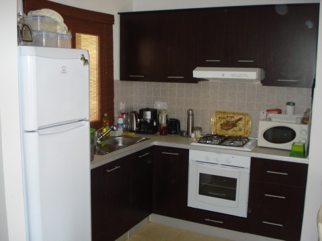 2-bedroom + fully furnished + air-conditioned + Apartment for sale with shared pool & garden in Tatlısu ** 