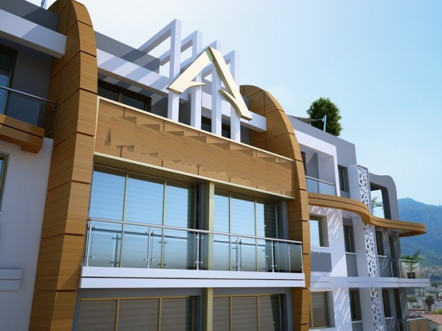 2 + 1 penthouse apartments in Kyrenia+ Apartments for sale in the central location ** 