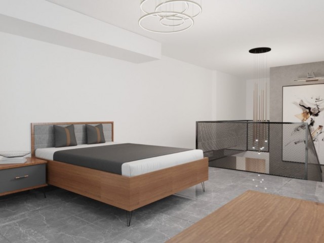 MAĞUSA MERKEZDE 1+1 PENTHOUSE DAİRE.