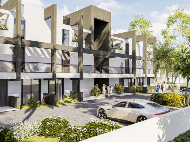 Our 2 + 1 luxury apartments in a perfect project with a 300 m2 communal pool in Ötüken, 1 kilometer away from the Long Beach Forest and the sea with launch prices 